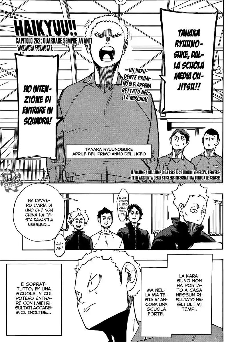 Haikyuu!! Capitolo 262 page 2