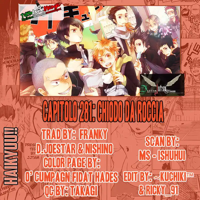 Haikyuu!! Capitolo 281 page 1