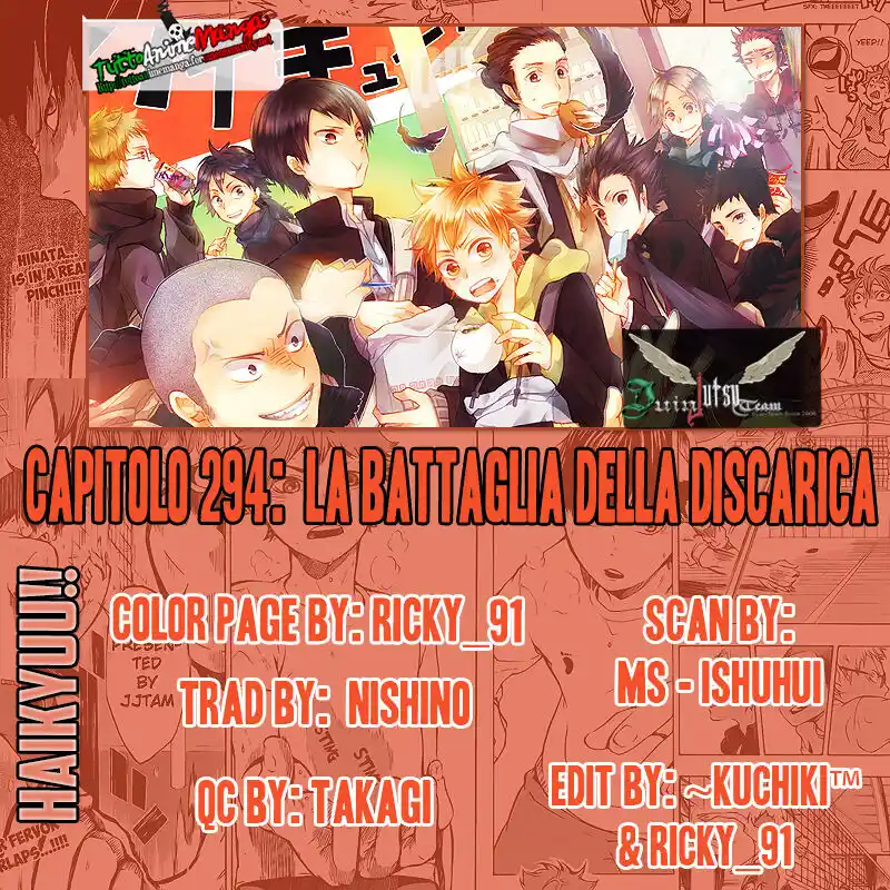 Haikyuu!! Capitolo 294 page 1