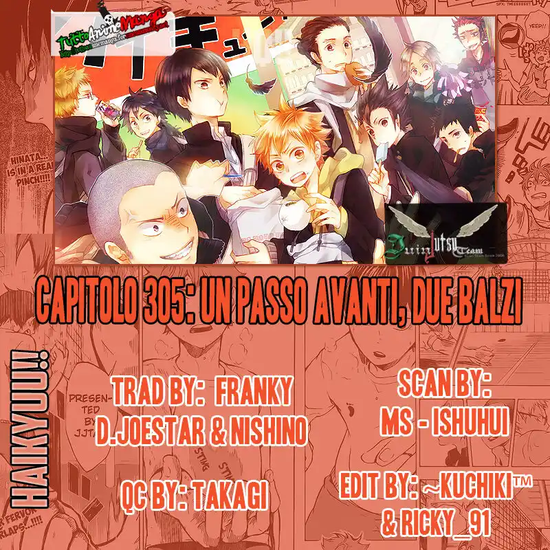 Haikyuu!! Capitolo 305 page 1