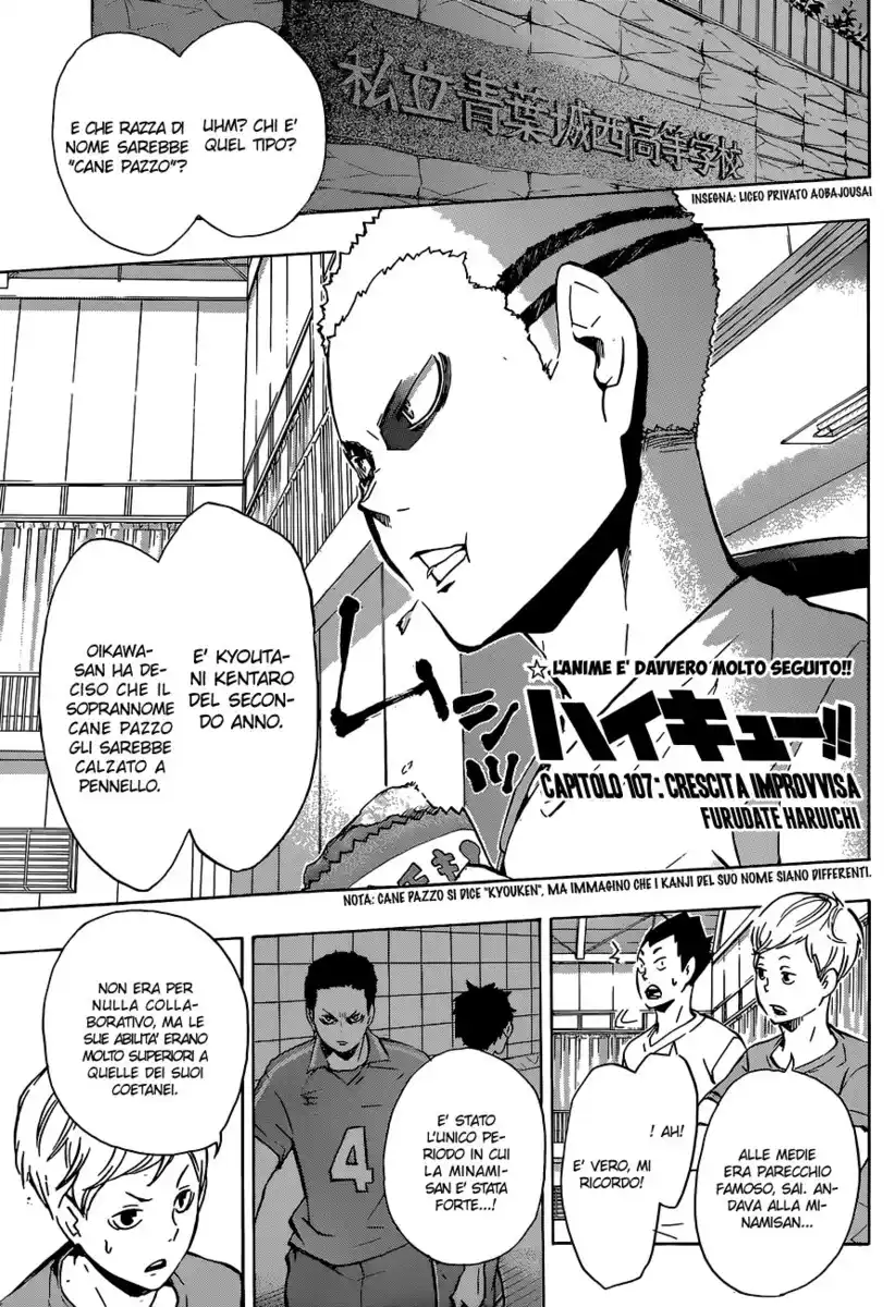 Haikyuu!! Capitolo 107 page 2
