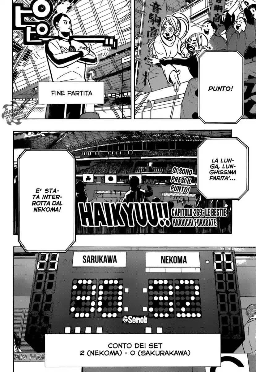 Haikyuu!! Capitolo 269 page 3