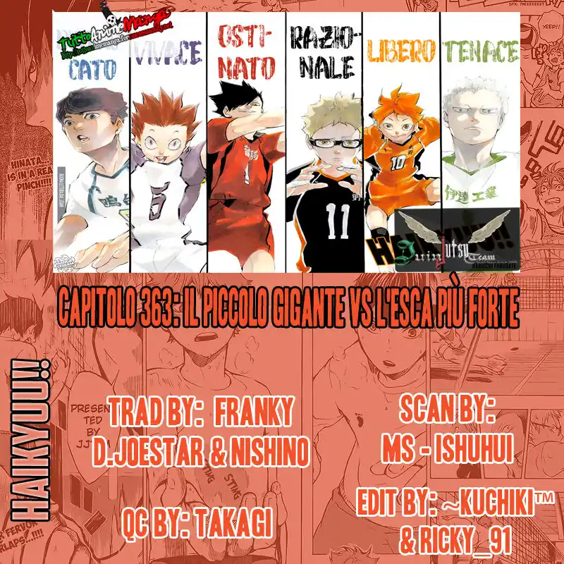 Haikyuu!! Capitolo 363 page 1