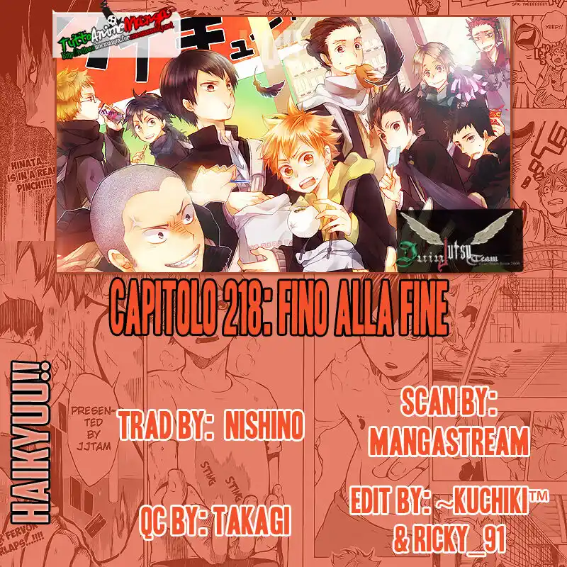 Haikyuu!! Capitolo 218 page 1