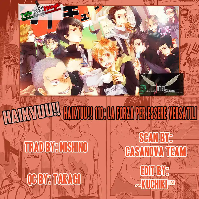Haikyuu!! Capitolo 110 page 1