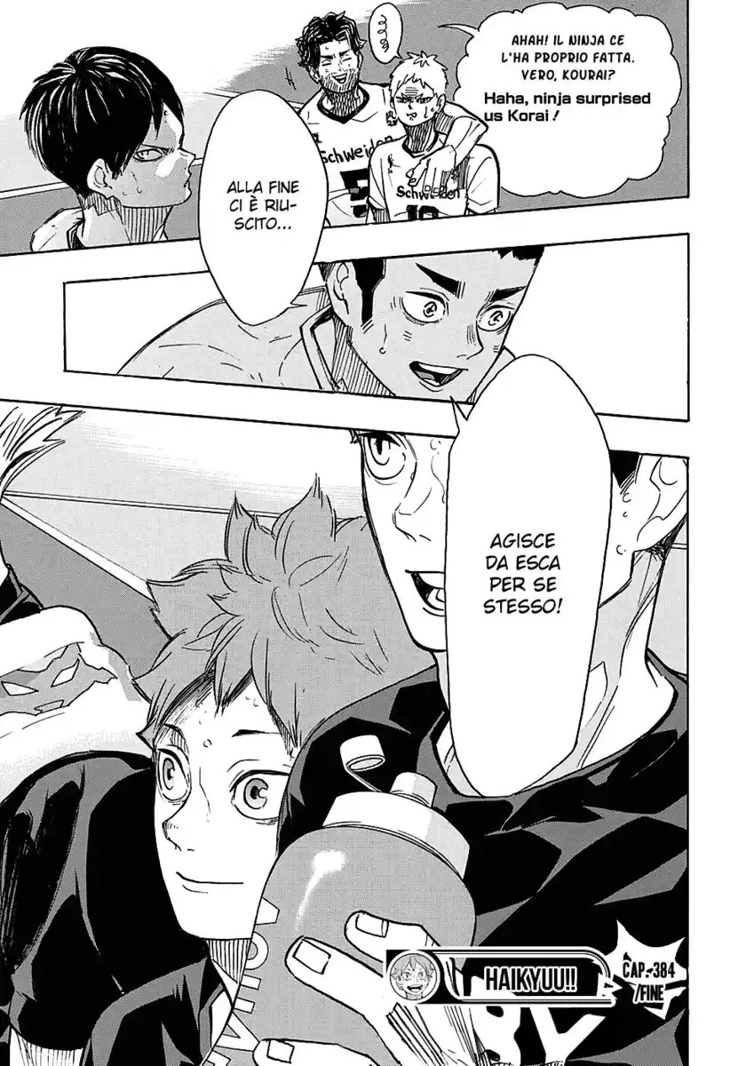 Haikyuu!! Capitolo 384 page 16