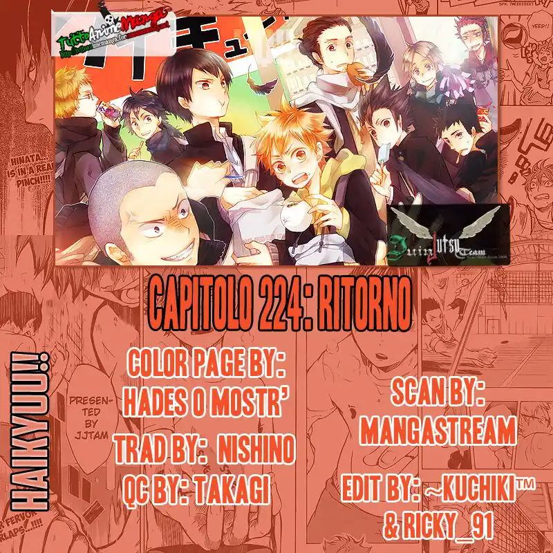 Haikyuu!! Capitolo 224 page 1