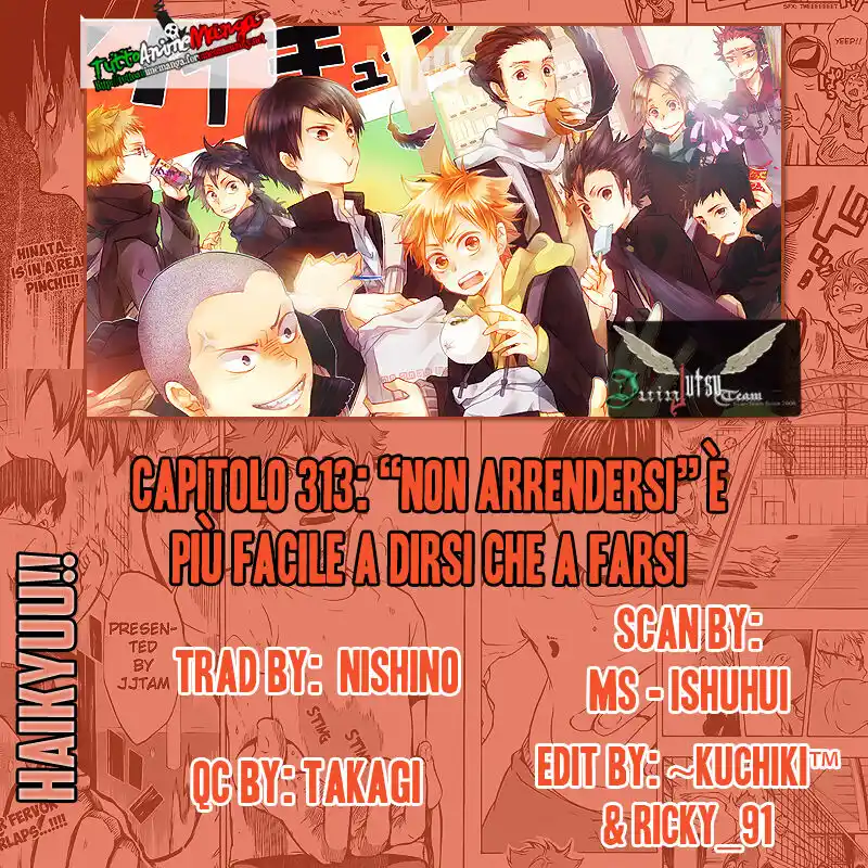 Haikyuu!! Capitolo 313 page 1