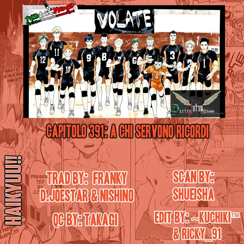 Haikyuu!! Capitolo 391 page 1