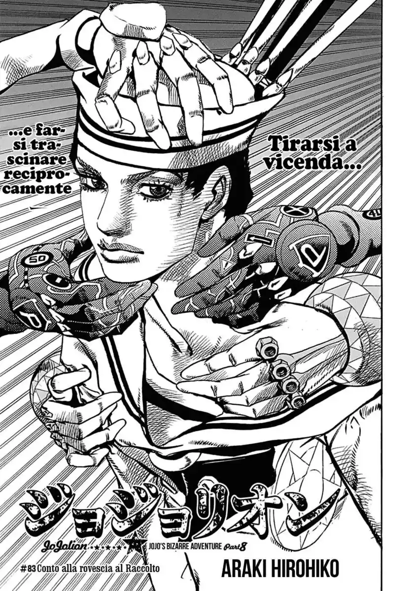 JoJo's Bizarre Adventure Part 8 - JoJolion Capitolo 83 page 1