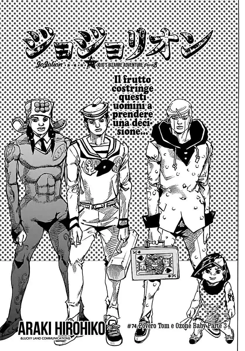 JoJo's Bizarre Adventure Part 8 - JoJolion Capitolo 74 page 1