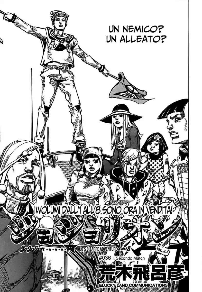 JoJo's Bizarre Adventure Part 8 - JoJolion Capitolo 36 page 1