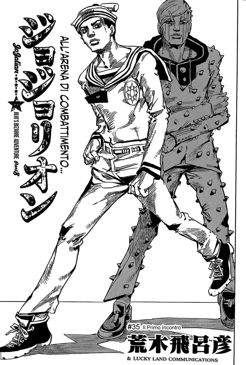 JoJo's Bizarre Adventure Part 8 - JoJolion Capitolo 35 page 1