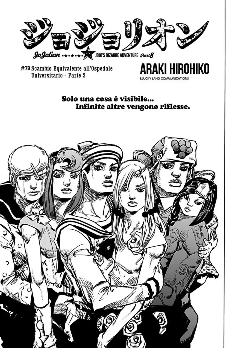 JoJo's Bizarre Adventure Part 8 - JoJolion Capitolo 79 page 1