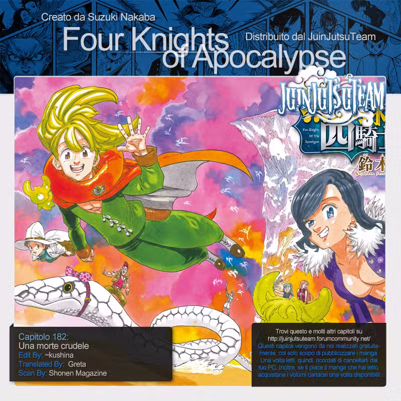 Four Knights of the Apocalypse Capitolo 182 - Una morte crudele page 1