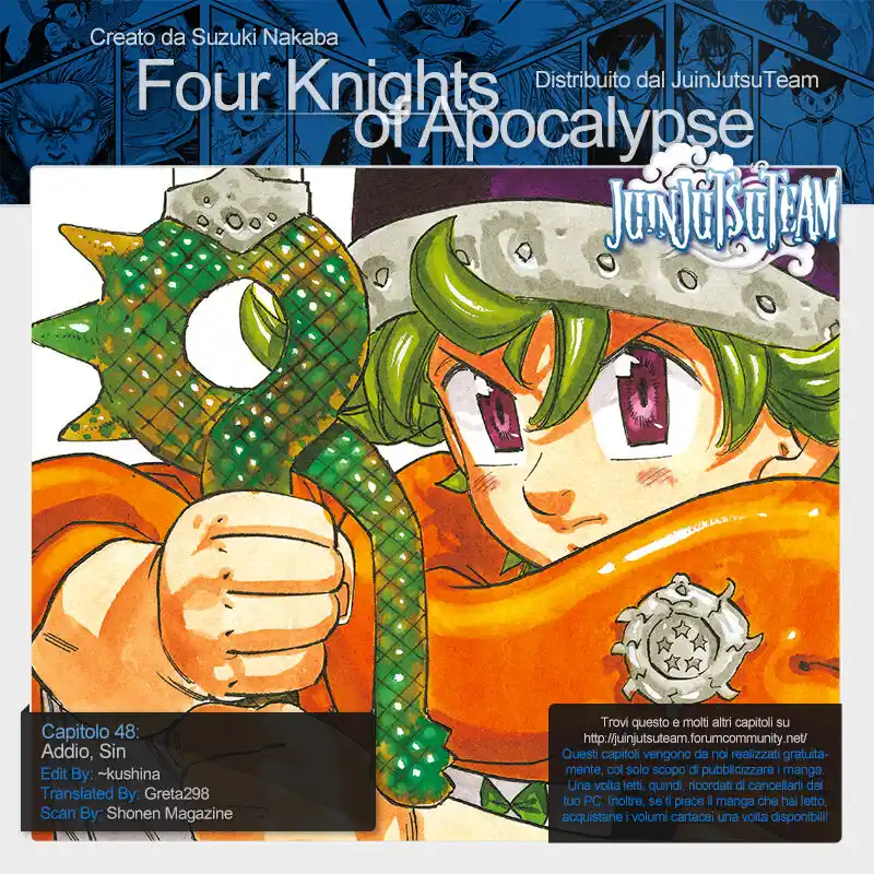 Four Knights of the Apocalypse Capitolo 48 - Addio, Sin page 1