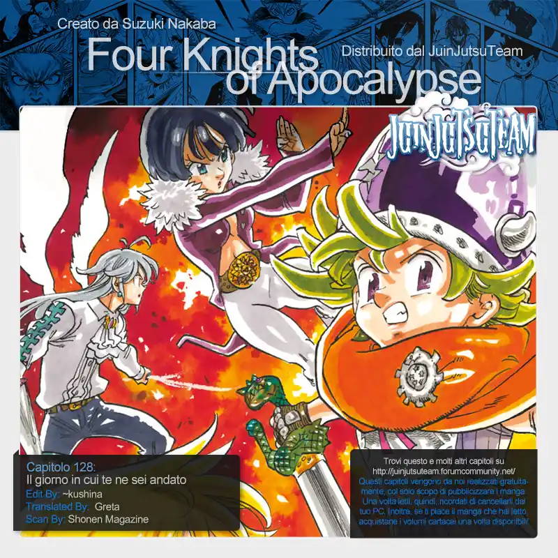 Four Knights of the Apocalypse Capitolo 128 - Il giorno in cui te ne sei andato page 1